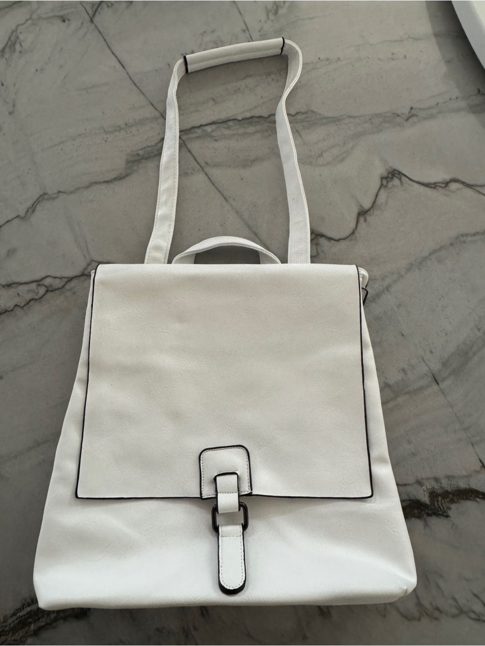 Beautiful soft leather convertible backpack purse purchased in Italy.